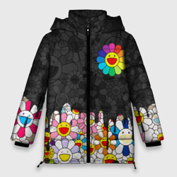 Женская зимняя куртка Oversize Murakami Мураками потеки