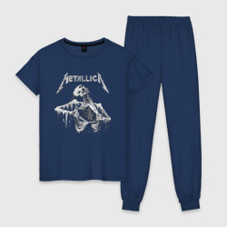 Женская пижама хлопок Metallica - thrash metal!