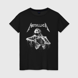 Женская футболка хлопок Metallica - thrash metal!