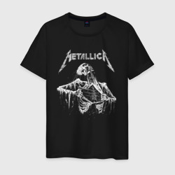 Metallica - thrash metal! – Мужская футболка хлопок с принтом купить со скидкой в -20%