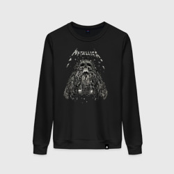 Женский свитшот хлопок Metallica - legend group