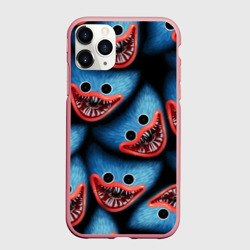 Чехол для iPhone 11 Pro Max матовый Poppy Playtime: лицо Хаги Ваги