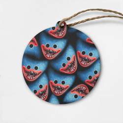 Деревянная игрушка круг Poppy Playtime: лицо Хаги Ваги