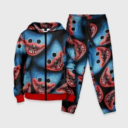 Детский костюм 3D Poppy Playtime: лицо Хаги Ваги