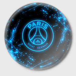 Значок PSG neon style sport ПСГ неон