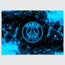 Поздравительная открытка PSG neon style sport ПСГ неон