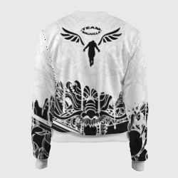 Женский бомбер 3D Walhalla team на спине белый дракон