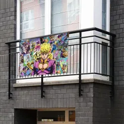 Флаг-баннер JoJo's Bizarre Adventure - Джорно Джованна - фото 2