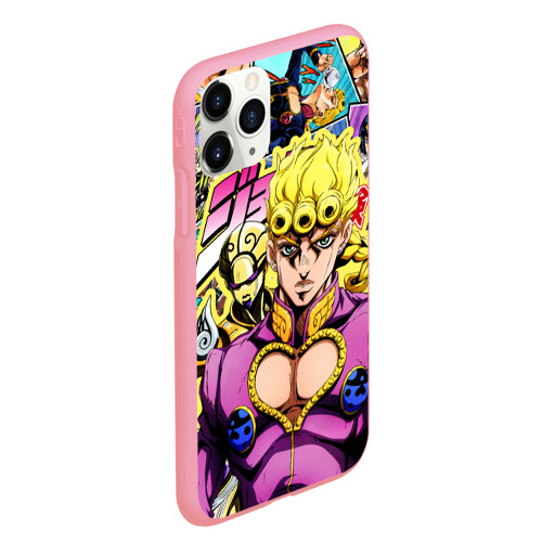 Чехол для iPhone 11 Pro Max матовый JoJo's Bizarre Adventure - Джорно Джованна, цвет баблгам - фото 3