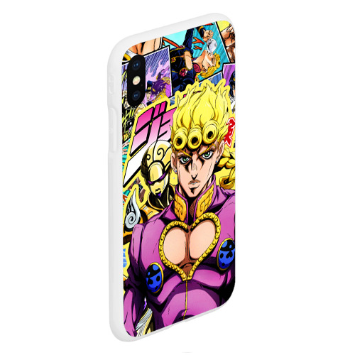 Чехол для iPhone XS Max матовый JoJo's Bizarre Adventure - Джорно Джованна - фото 3