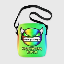 Сумка через плечо 3D Геометри Дэш радужный Geometry Dash