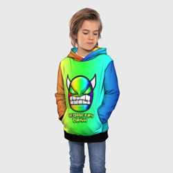 Детская толстовка 3D Геометри Дэш радужный Geometry Dash - фото 2