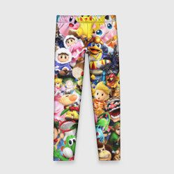 Детские леггинсы 3D Super smash bros Герои игры