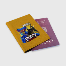 Обложка для паспорта матовая кожа Poppy Playtime and bendy and the Ink machine - фото 2