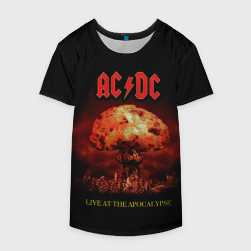 Накидка на куртку 3D Live at the Apocalypse - AC/DC, цвет 3D печать - фото 4