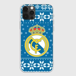 Чехол для iPhone 12 Pro Реал Мадрид Новогодний