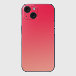 Чехол для iPhone 15 силиконовый с защитой камеры Мягкий Градиент