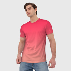 Мужская футболка 3D Мягкий Градиент - фото 2