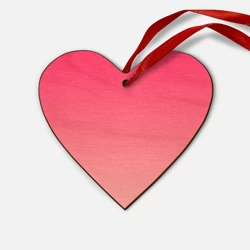 Деревянная игрушка Сердце Мягкий Градиент