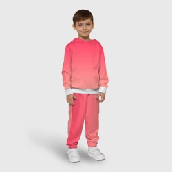 Детский костюм с толстовкой 3D Мягкий Градиент - фото 2