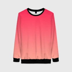 Женский свитшот 3D Мягкий Градиент