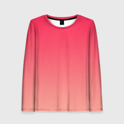 Женский лонгслив 3D Мягкий Градиент