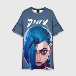 Детское платье 3D Jinx Arcane