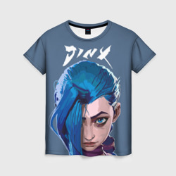 Женская футболка 3D Jinx Arcane