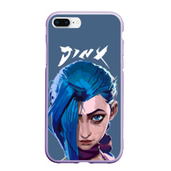 Чехол для iPhone 7Plus/8 Plus матовый Jinx Arcane