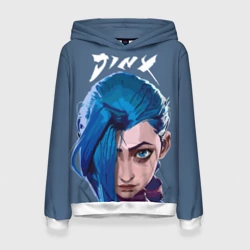 Женская толстовка 3D Jinx Arcane