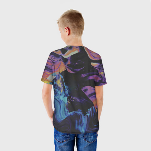 Детская футболка 3D с принтом Thats the spirit, вид сзади #2