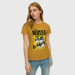 Женская футболка хлопок The Beatles Bubble gum - joke - фото 2