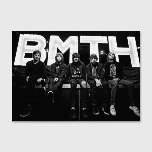 Холст прямоугольный BMTH Live, цвет 3D печать - фото 2