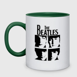 Кружка двухцветная The Beatles - legendary group!