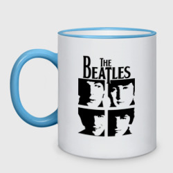 Кружка двухцветная The Beatles - legendary group!