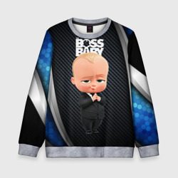 Детский свитшот 3D Boss black blue