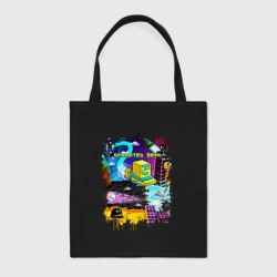 Шоппер BioNature Geometry Dash logo pixel