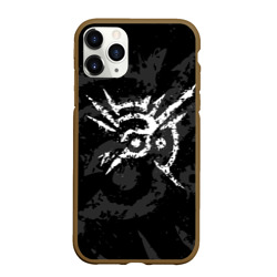 Чехол для iPhone 11 Pro Max матовый Dishonored Корво Атано метка, клеймо чужого