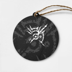 Деревянная игрушка круг Dishonored Корво Атано метка, клеймо чужого