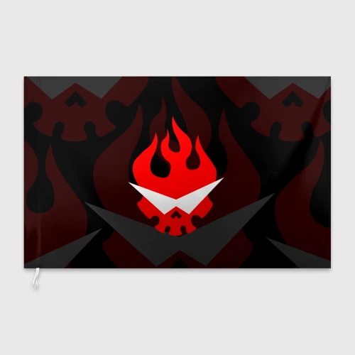 Флаг 3D Gurren Lagann logo symbol