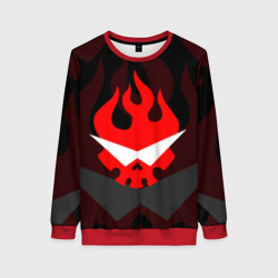 Женский свитшот 3D Gurren Lagann logo symbol