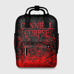 Женский рюкзак 3D Cannibal Corpse, брызги красок черепа