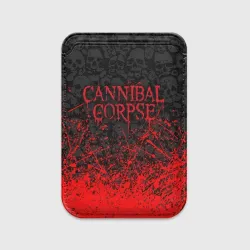 Картхолдер Magsafe магнитный Cannibal Corpse, брызги красок черепа
