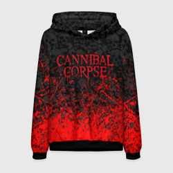 Мужская толстовка 3D Cannibal Corpse, брызги красок черепа