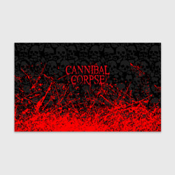 Бумага для упаковки 3D Cannibal Corpse, брызги красок черепа