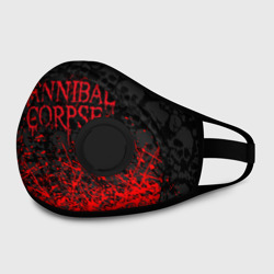 Маска из неопрена Cannibal Corpse, брызги красок черепа