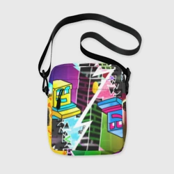 Сумка через плечо 3D Geometry Dash параллельные миры