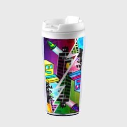 Термокружка-непроливайка Geometry Dash параллельные миры