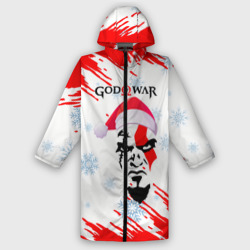 Мужской дождевик 3D Новогодний God of War
