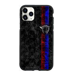 Чехол для iPhone 11 Pro Max матовый ЦСКА Москва black theme